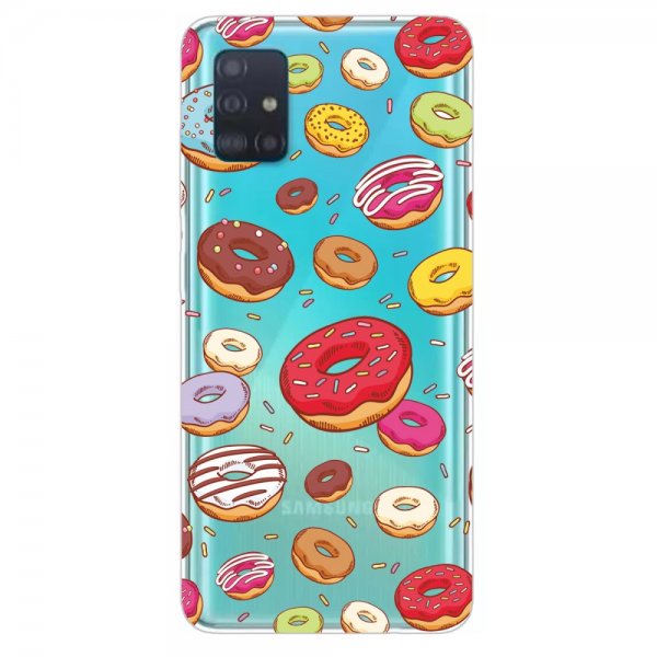 Samsung Galaxy A51 Skal Motiv Donuts