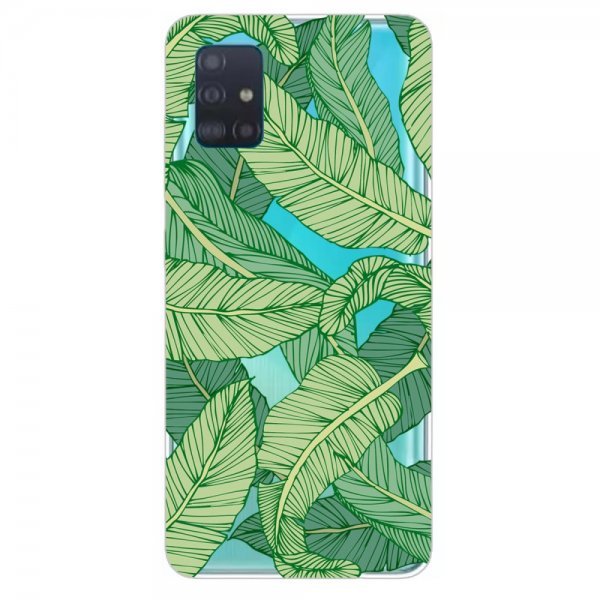 Samsung Galaxy A51 Skal Motiv Gröna Löv