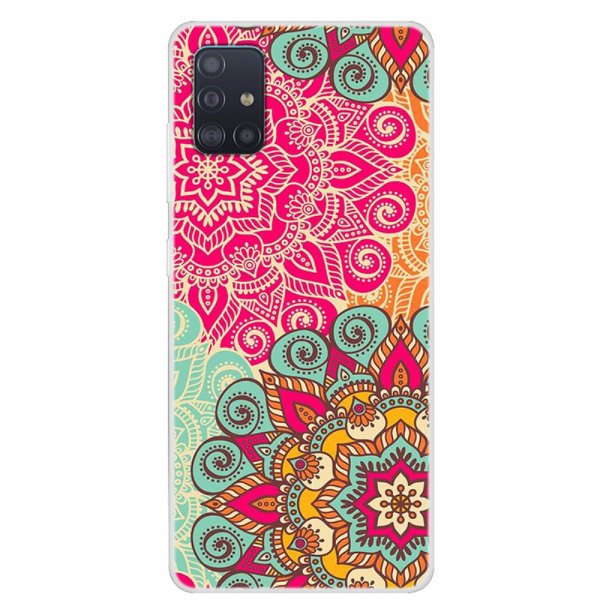 Samsung Galaxy A51 Skal Motiv Mandala Blommor