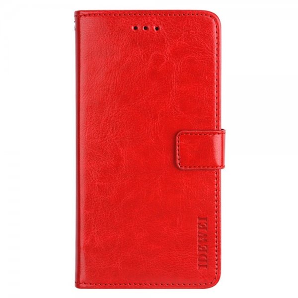Samsung Galaxy A53 5G Fodral Lädertextur Röd
