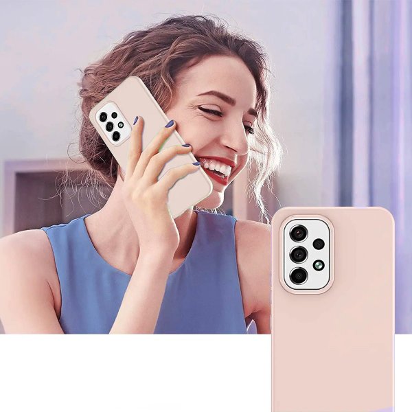 Samsung Galaxy A53 5G Skal Silikon Beige