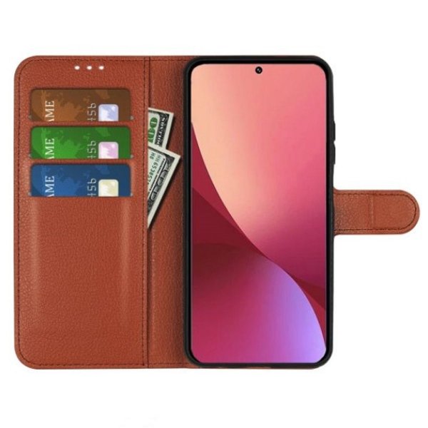 Samsung Galaxy A54 5G Fodral med Stativ Brun