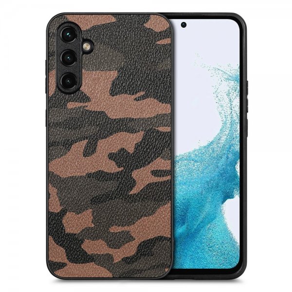 Samsung Galaxy A54 5G Cover Camouflage Brun