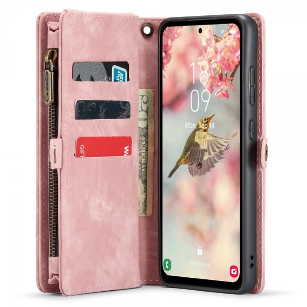 Samsung Galaxy A55 Fodral 008 Series Löstagbart Skal Rosa