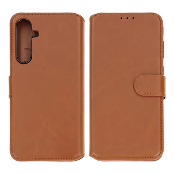 Samsung Galaxy A55 Fodral Magnetiskt Avtagbart Skal Brun