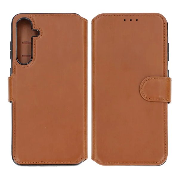 Samsung Galaxy A55 Fodral 4 Kortfack Brun