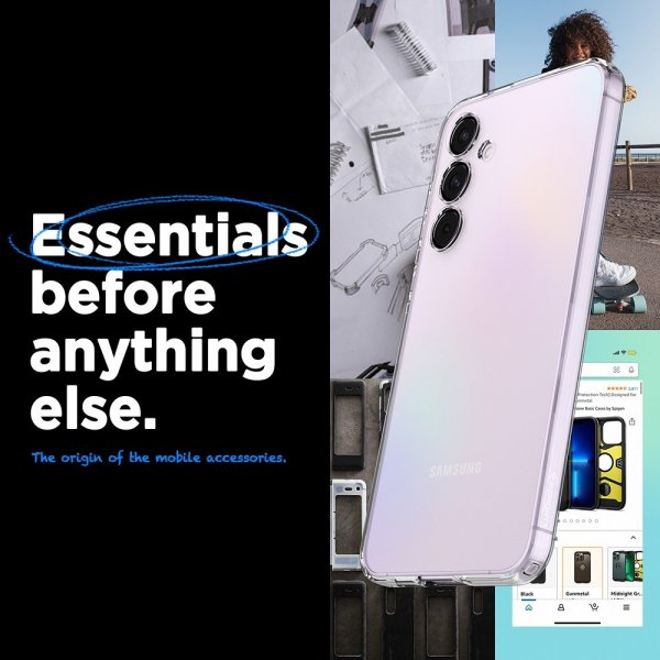Samsung Galaxy A55 Skal Liquid Crystal Crystal Clear
