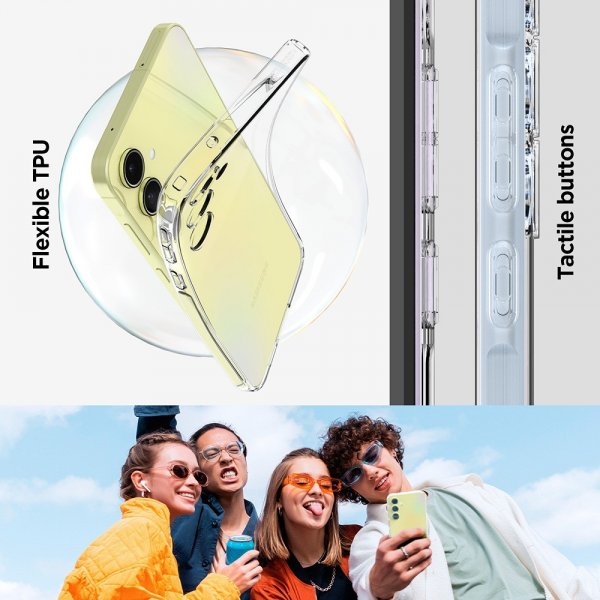 Samsung Galaxy A55 Skal Liquid Crystal Crystal Clear