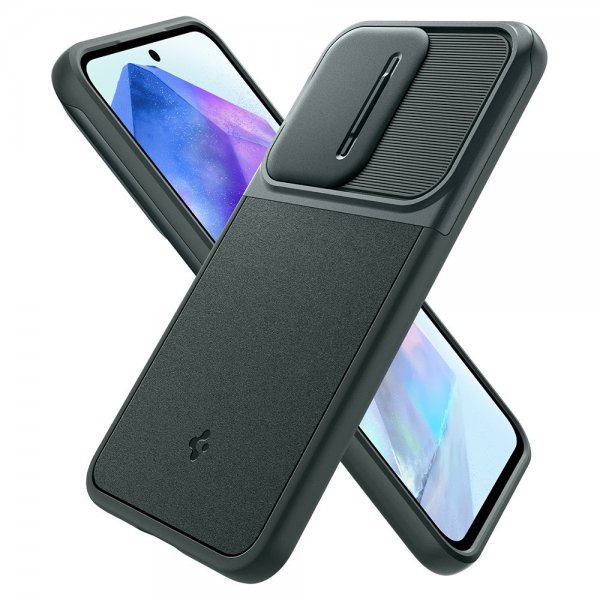 Samsung Galaxy A55 Skal Optik Armor Abyss Green