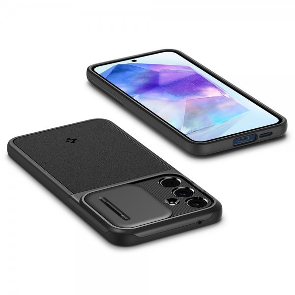 Samsung Galaxy A55 Skal Optik Armor Svart