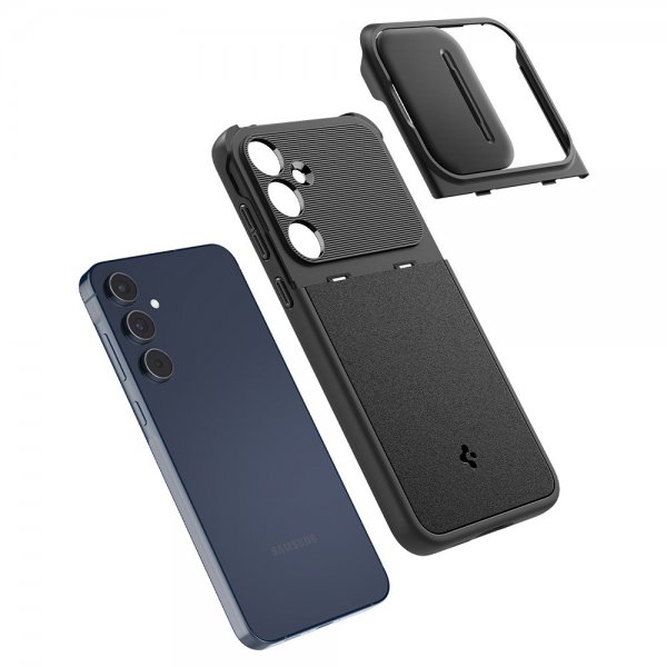 Samsung Galaxy A55 Skal Optik Armor Svart