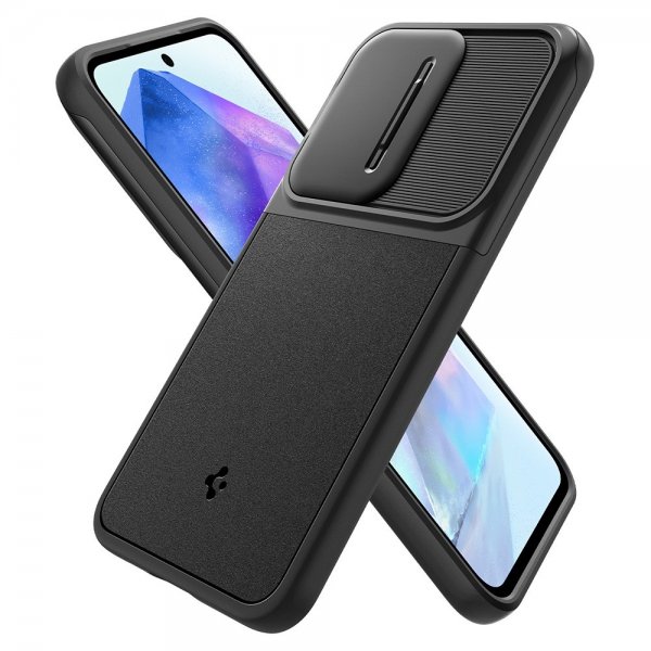 Samsung Galaxy A55 Skal Optik Armor Svart