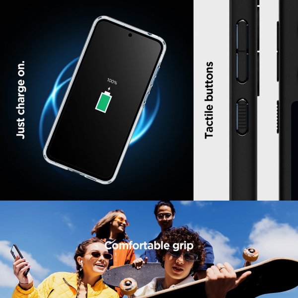 Samsung Galaxy A55 Skal Ultra Hybrid Matte Black
