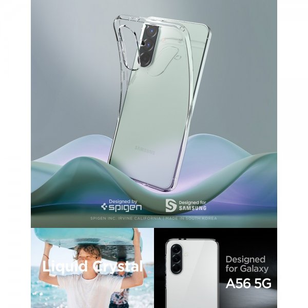 Samsung Galaxy A56 Skal Liquid Crystal Transparent