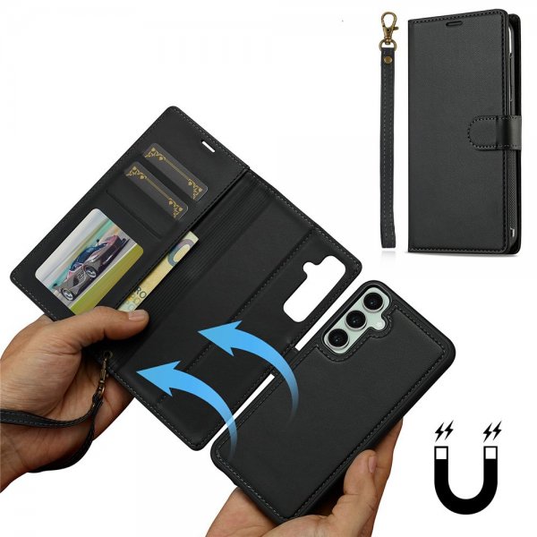 Samsung Galaxy A57 Fodral med avtagbart MagSafe-skal Raven Black