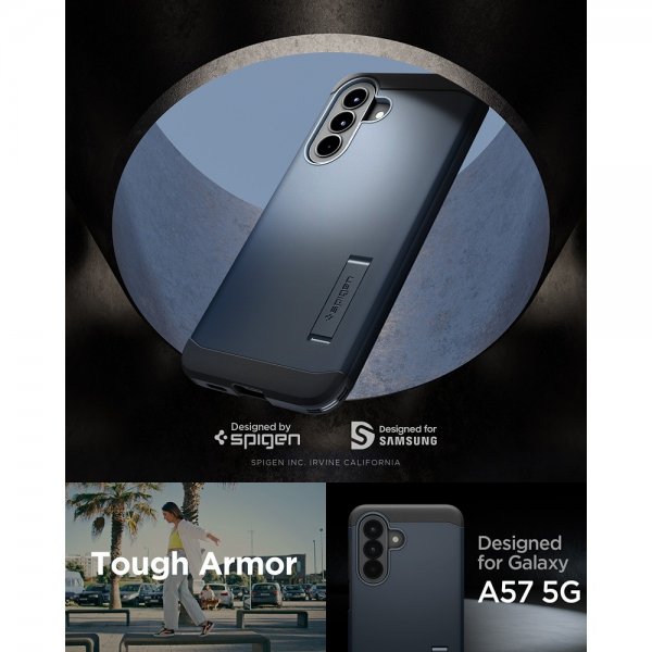 Samsung Galaxy A57 Skal Tough Armor Metal Slate