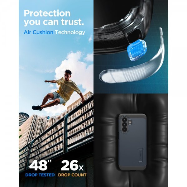 Samsung Galaxy A57 Skal Tough Armor Metal Slate