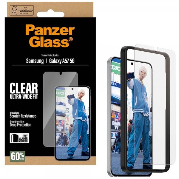 Samsung Galaxy A57 Skärmskydd Ultra-Wide Fit EasyAligner