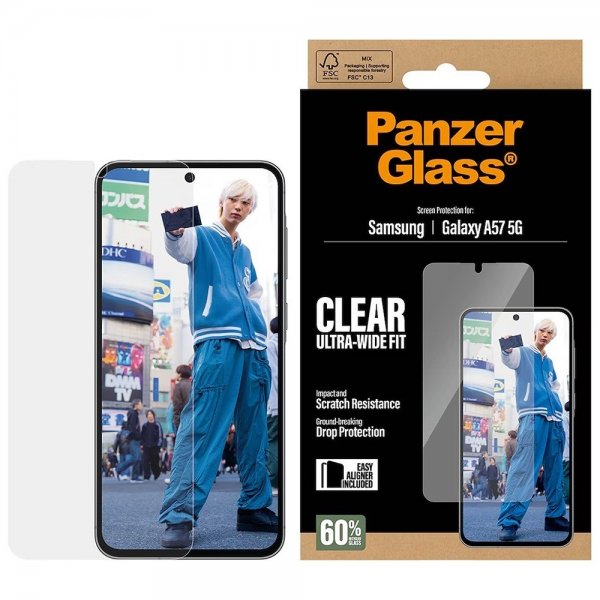 Samsung Galaxy A57 Skärmskydd Ultra-Wide Fit EasyAligner