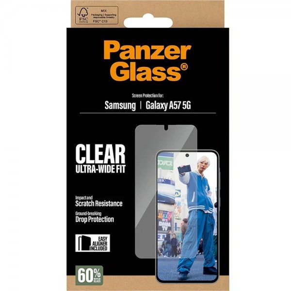 Samsung Galaxy A57 Skärmskydd Ultra-Wide Fit EasyAligner