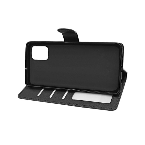 Samsung Galaxy A71 Fodral med Stativ Svart