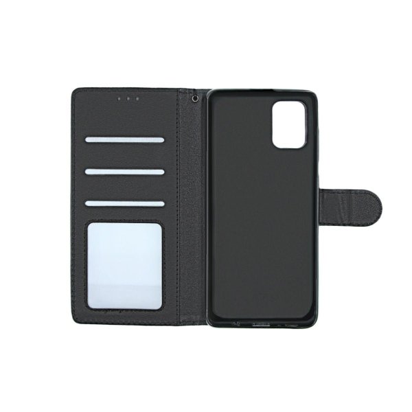 Samsung Galaxy A71 Fodral med Stativ Svart