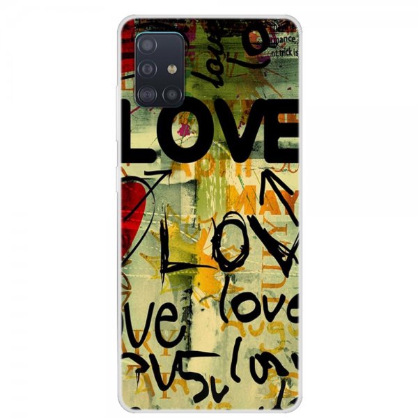 Samsung Galaxy A71 Skal Motiv Love