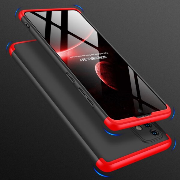 Samsung Galaxy A71 Skal Tredelat Svart Röd