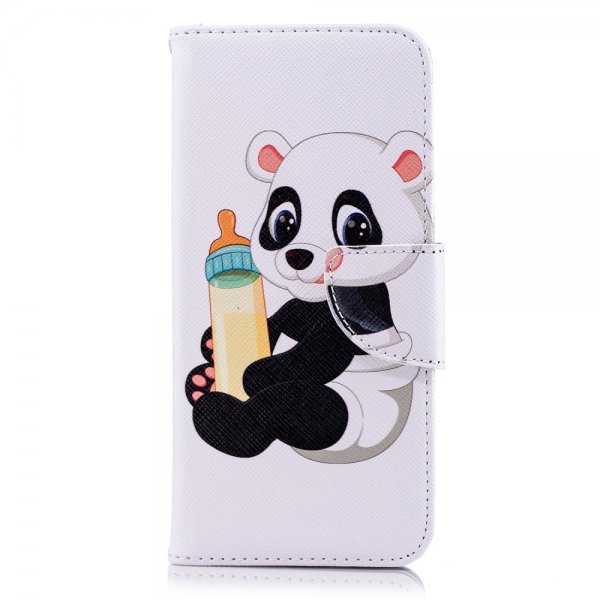 Samsung Galaxy J6 2018 Fodral Motiv Panda Flaska