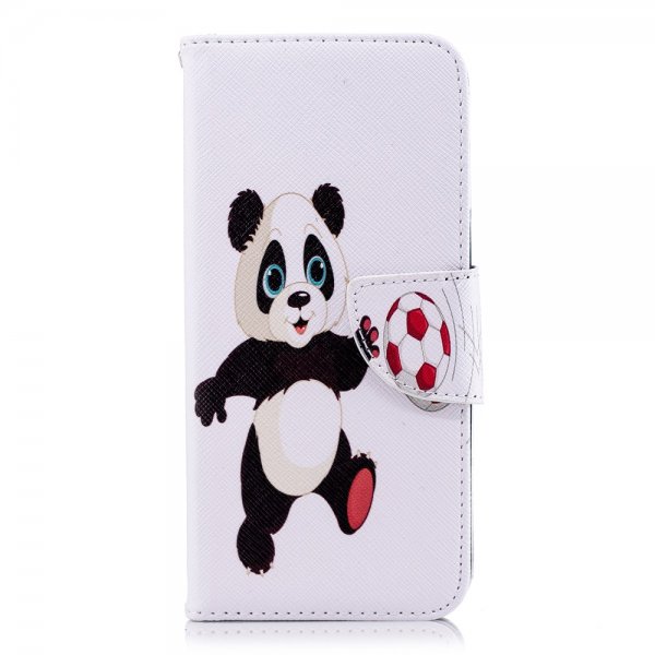 Samsung Galaxy J6 2018 Fodral Motiv Panda Fotboll