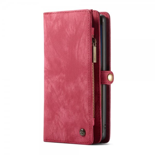 Samsung Galaxy Note 10 Plus Mobilplånbok Löstagbart Skal Röd