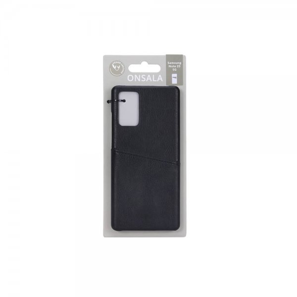Samsung Galaxy Note 20 Skal med Kortfack Svart