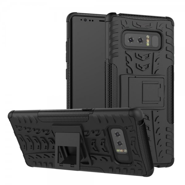 Samsung Galaxy Note 8 Skal Armor Däckmönster Svart