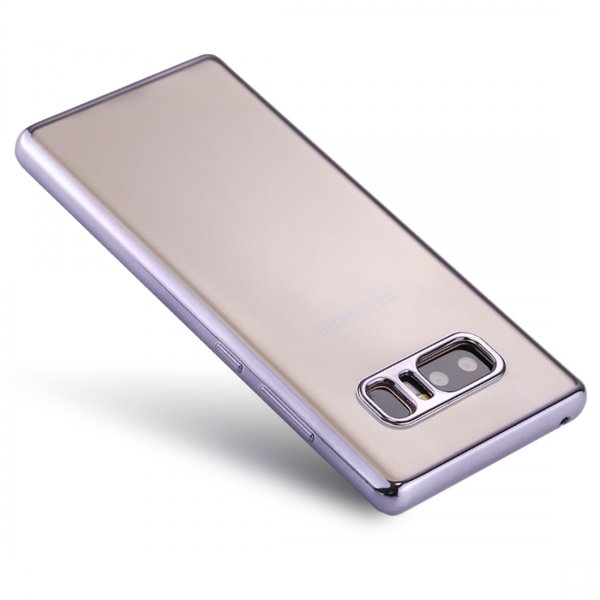 Samsung Galaxy Note 8 Skal Pläterad TPU Grå