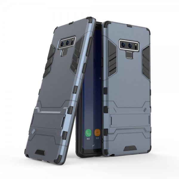 Samsung Galaxy Note 9 Armor Silikon Hårdplast Mörkblå