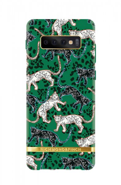 Samsung Galaxy S10 Plus Skal Green Leopard