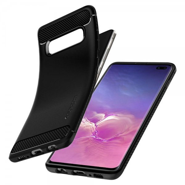 Samsung Galaxy S10 Plus Skal Rugged Armor Matte Black
