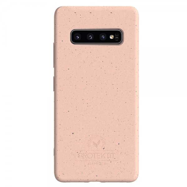 Samsung Galaxy S10 Skal Bio Cover Salmon Pink