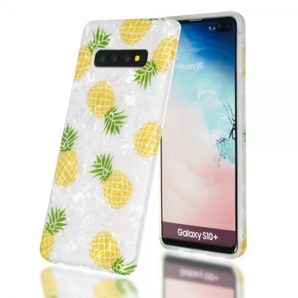 Samsung Galaxy S10 Skal Motiv Ananas