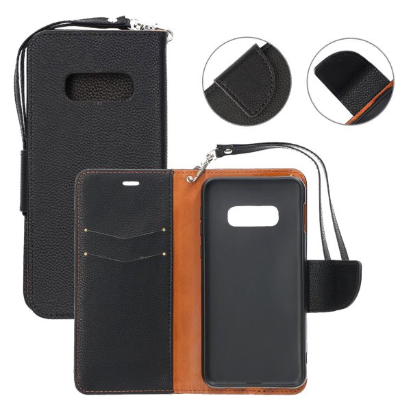 Samsung Galaxy S10E Fodral 2 Kortfack Svart