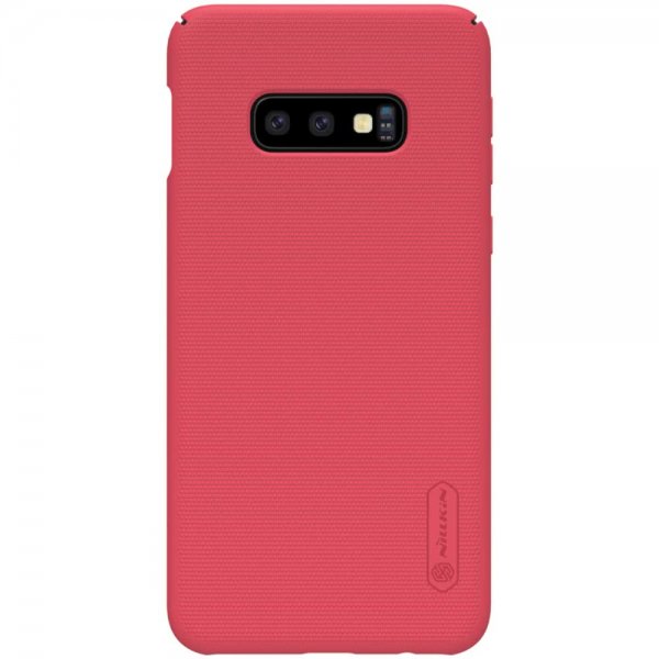 Samsung Galaxy S10E Skal Frosted Shield Hårdplast Röd