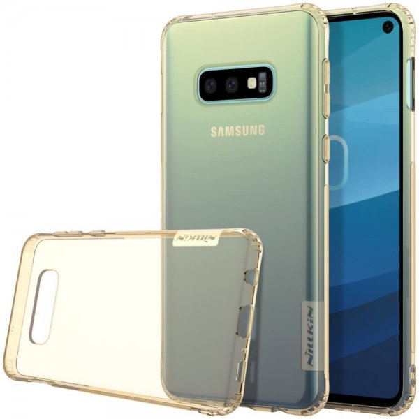 Samsung Galaxy S10E Skal Nature Series TPU Transparent Guld