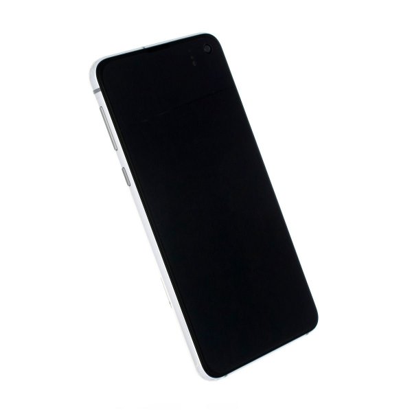 Samsung Galaxy S10e (SM-G970F) Skärm med LCD Display Original - Vit