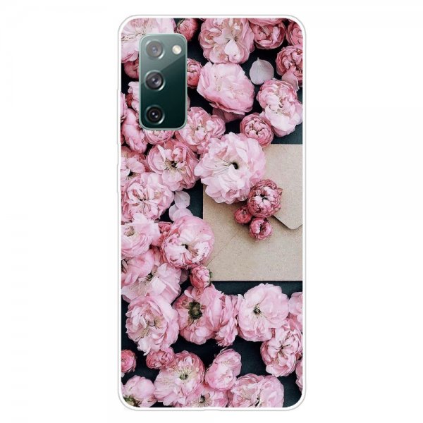 Samsung Galaxy S20 FE Skal Motiv Rosa Blommor