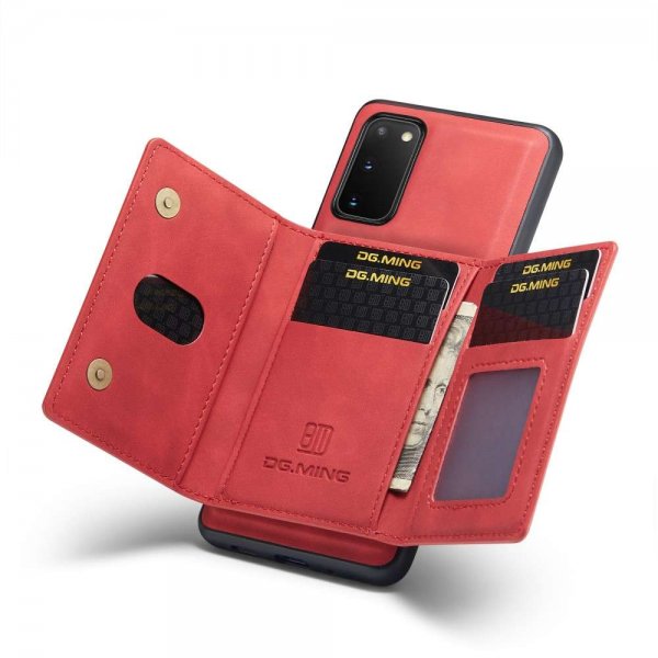 Samsung Galaxy S20 Skal M2 Series Löstagbar Korthållare Röd