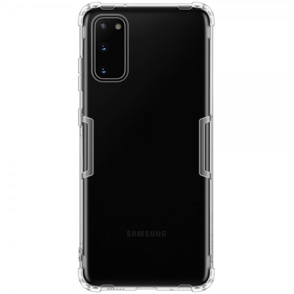 Samsung Galaxy S20 Skal Nature Series Transparent Vit
