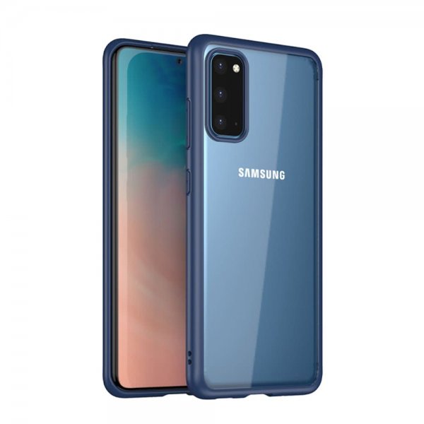 Samsung Galaxy S20 Skal Transparent Baksida Blå