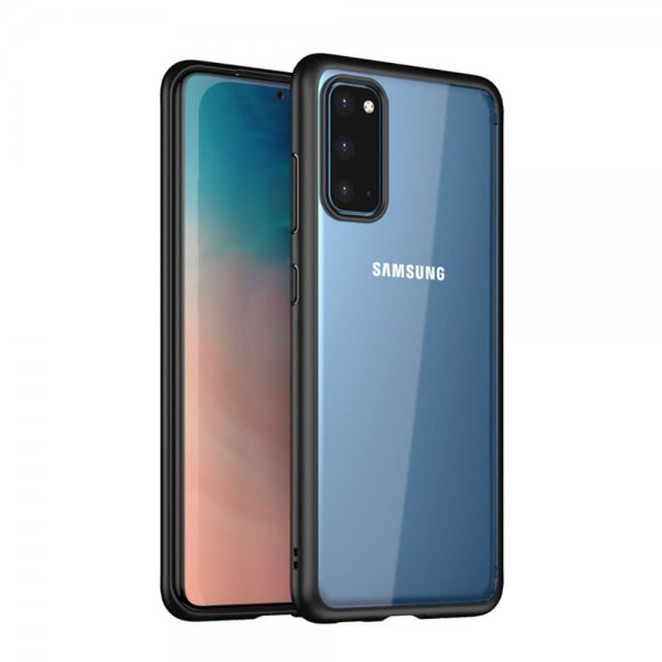 Samsung Galaxy S20 Skal Transparent Baksida Svart