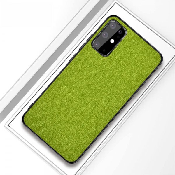 Samsung Galaxy S20 Skal Tygtextur Grön