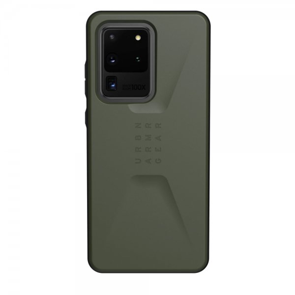 Samsung Galaxy S20 Ultra Skal Civilian Olive Drab
